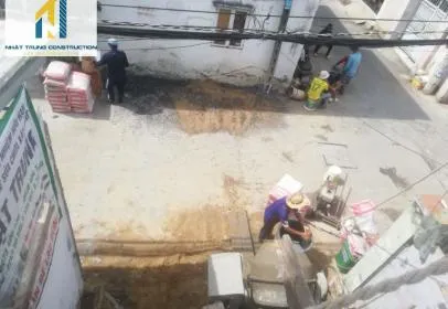 Dự án xây dựng nhà 1 trệt, 1 lầu Huyện Hóc Môn