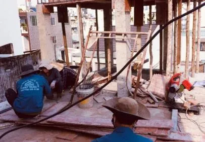 Thi công dự án nhà trọn gói đường Nguyễn Đình Chính, Phú Nhuận