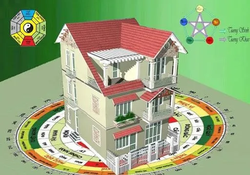 Nguyên tắc phong thủy trong xây dựng nhà