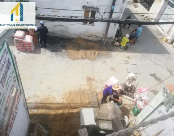 Dự án xây dựng nhà 1 trệt, 1 lầu Huyện Hóc Môn