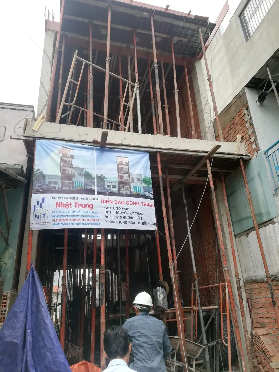 Dự án xây dựng nhà phố Anh Thanh, Hương lộ 3, HCM